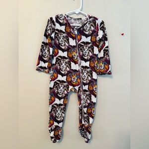 Little Bum Bums Colorful Lion Print Kids One Piece Pajamas